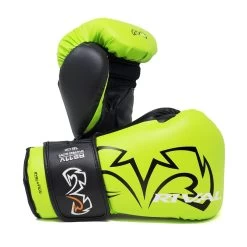 RIVAL RS11V EVOLUTION SPARRING VELCRO Lime Green/black