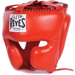 CLETO REYES HEADGUARD WITH CHEEK PROTECTION Red