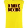KRONK Boxing Sleeveless T Shirt Yellow